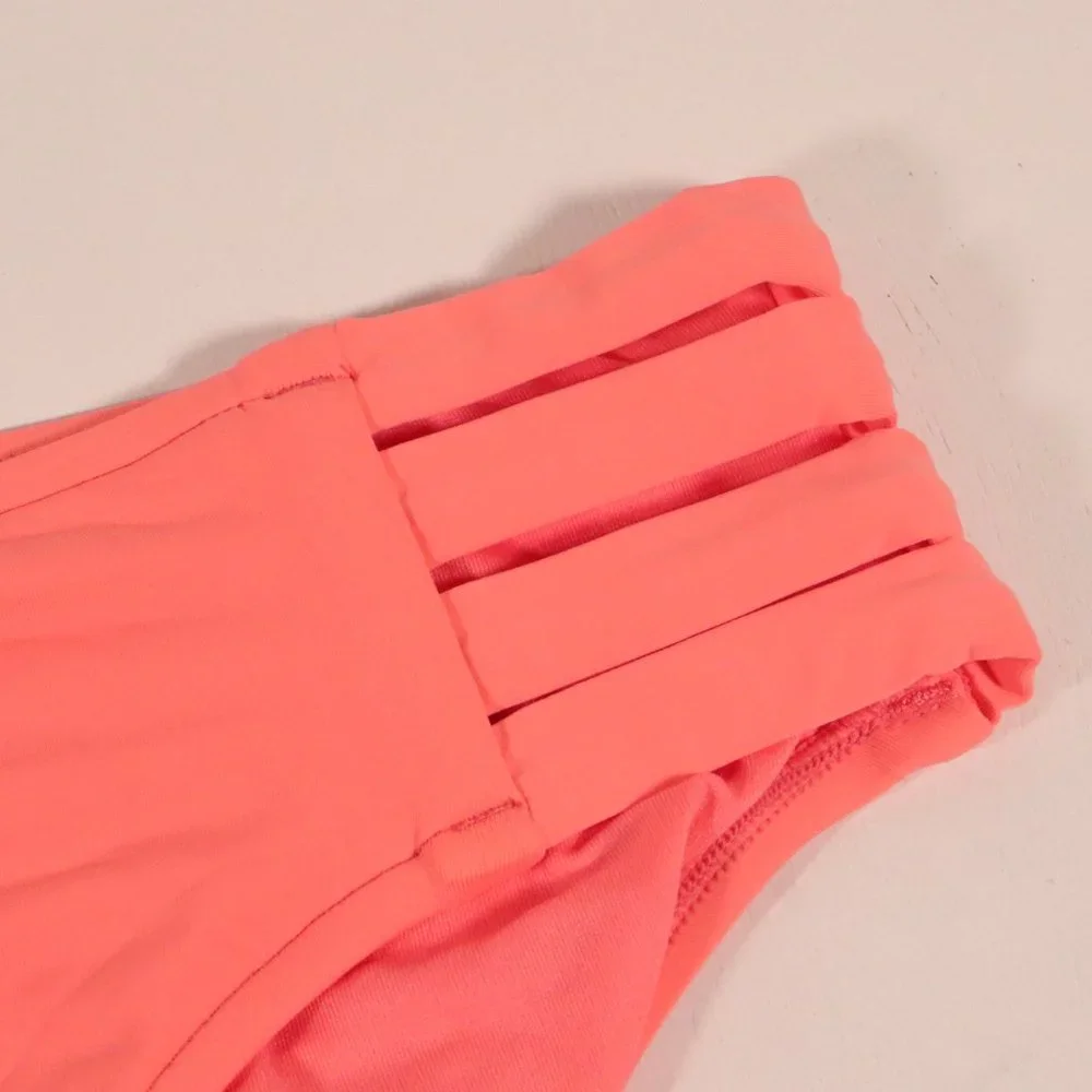 NWT Seafolly Active Multi Strap Hipster in Peach - Picture 8 of 14